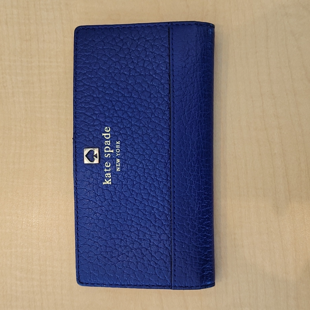 Kate Spade cobalt blue wallet